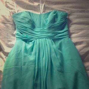 David’s Bridal Spa Strapless Gown